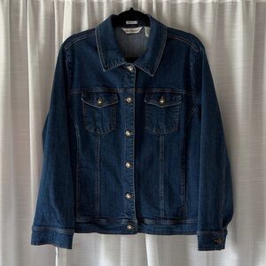 Dark Blue Denim Jean Jacket